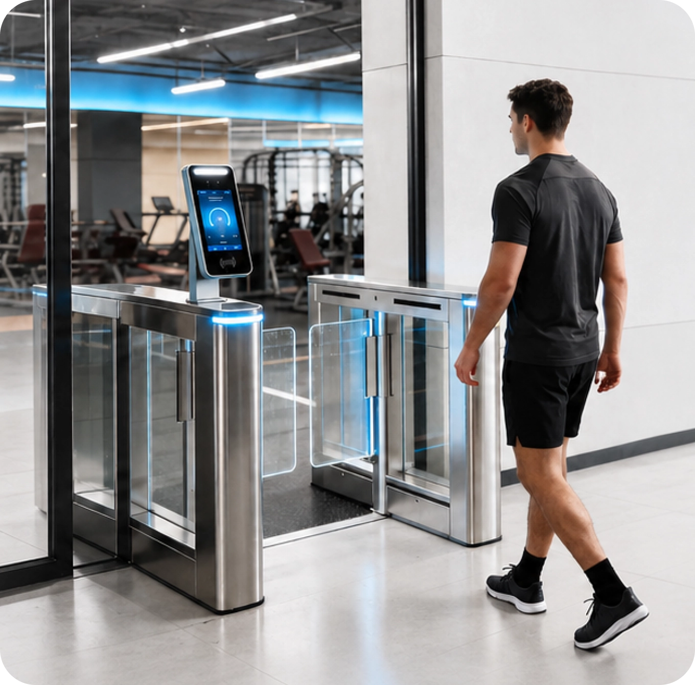 Fitness Marvel smart gym entry gate